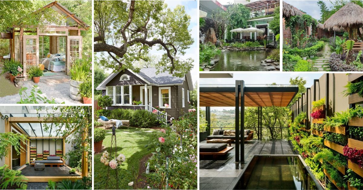 15 Garden House Designing Ideas