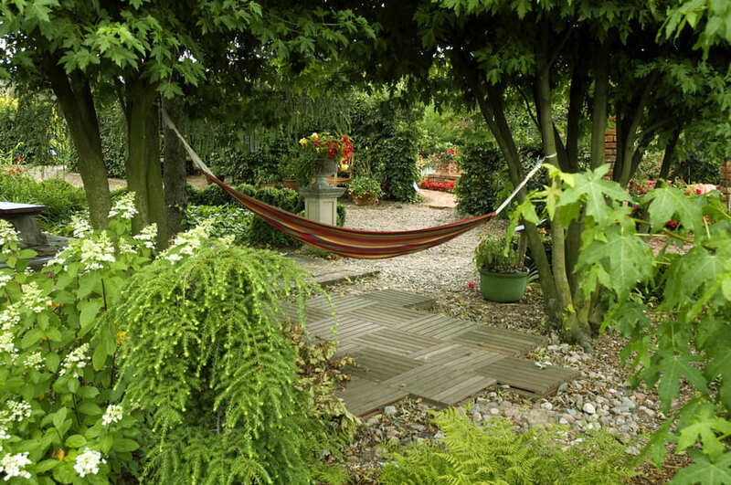 Rock Patio Fabric Hammock