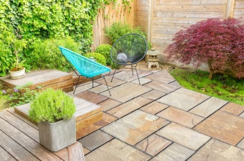 Flagstones on a Patio