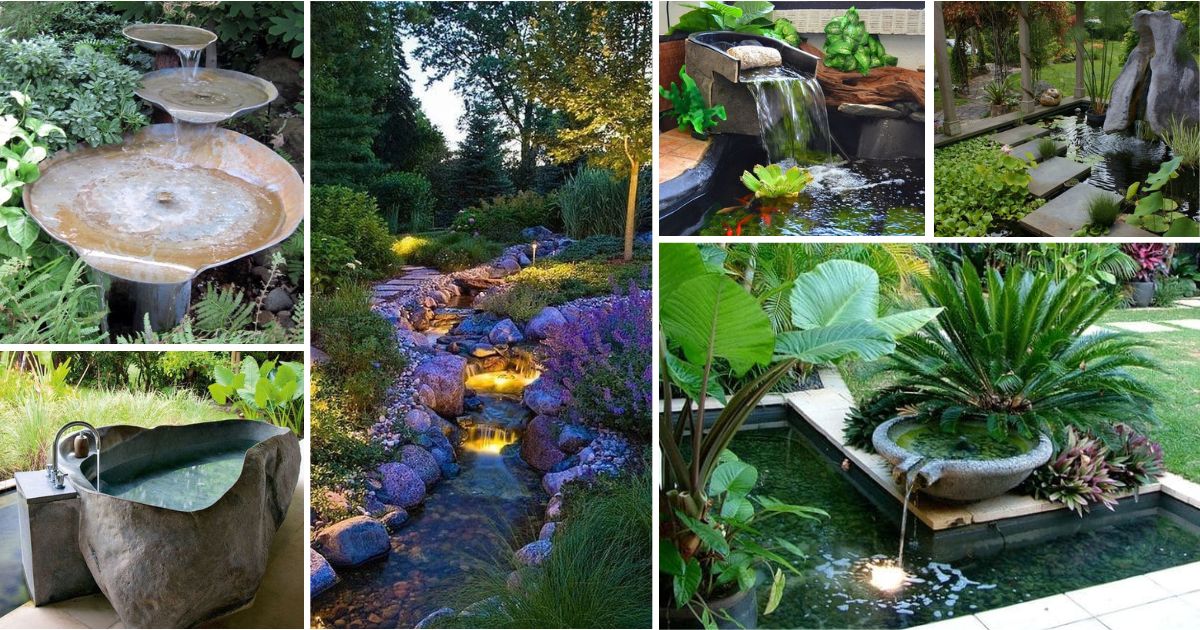 19 Amazing Water Fountain Ideas For Your Backyard