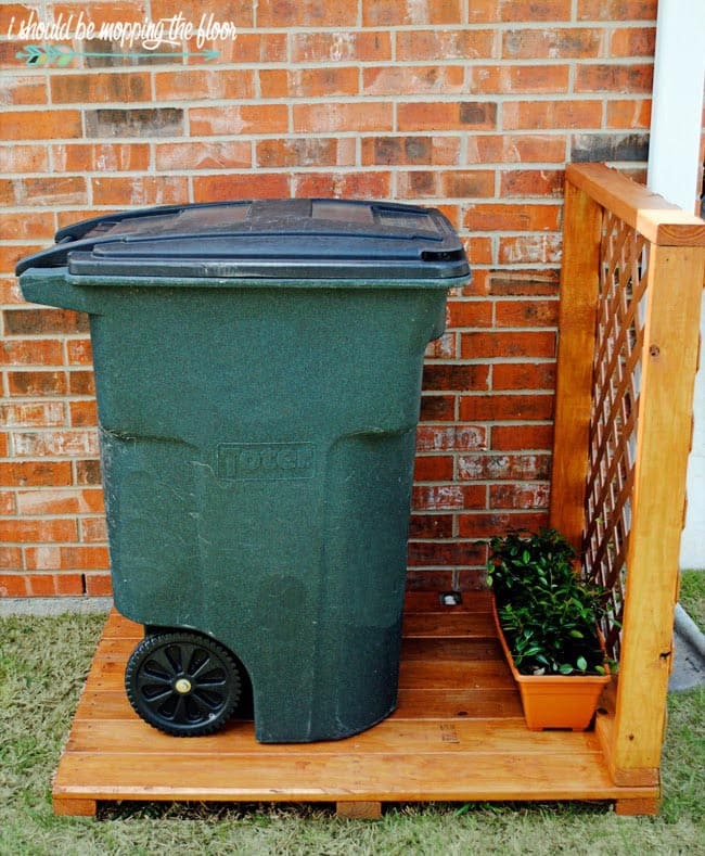  Simple Garbage Can Storage Area