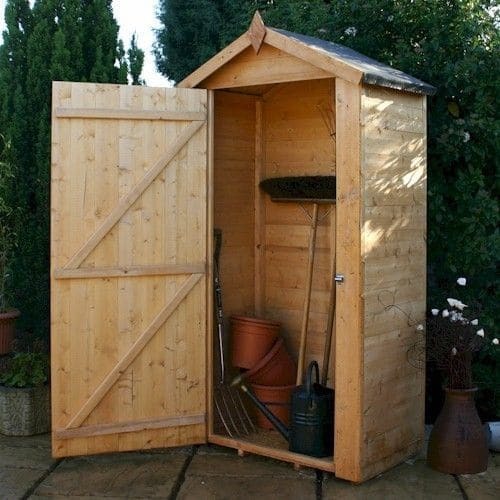 Small Cedar Fence Picket Storage Shed