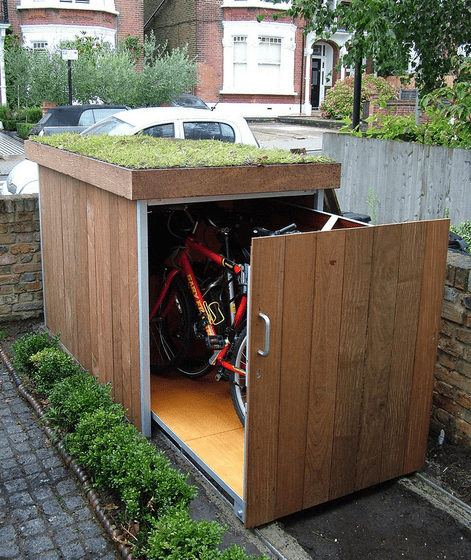 Simple Outdoor Bike Storage
