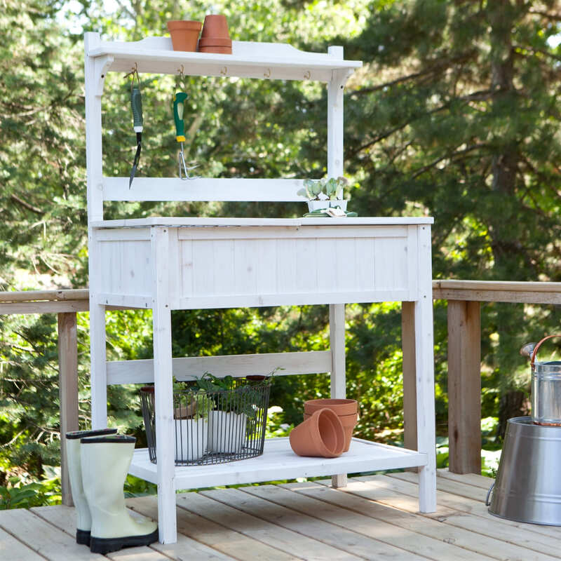 Potting Bench with Storage