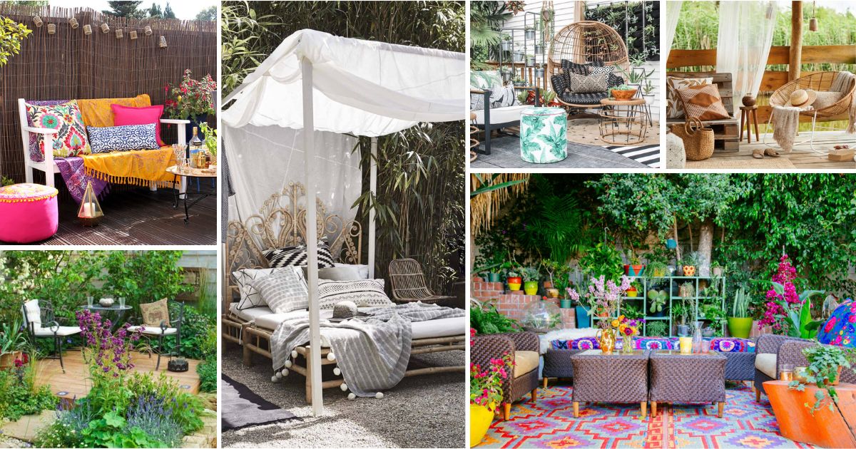 20 Bohemian Garden Ideas for Upcycled Beauty