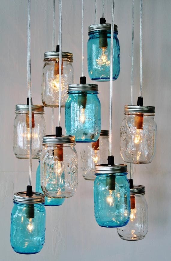 Hanging Mason Jar Lights