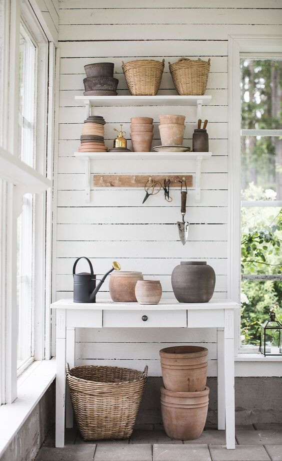 Plan Hanging Shelves Along With The Ground Table