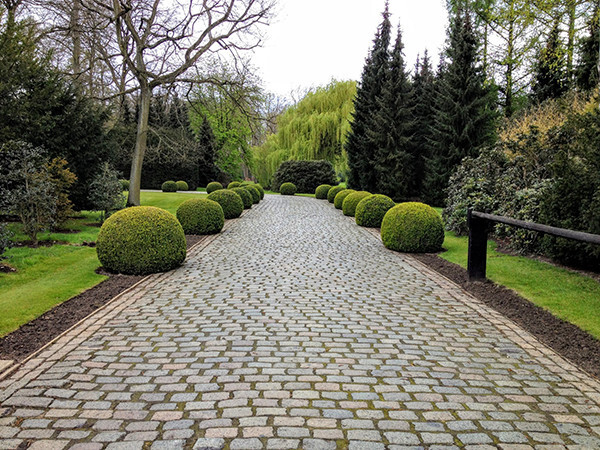 Reclaimed Cobblestone Path