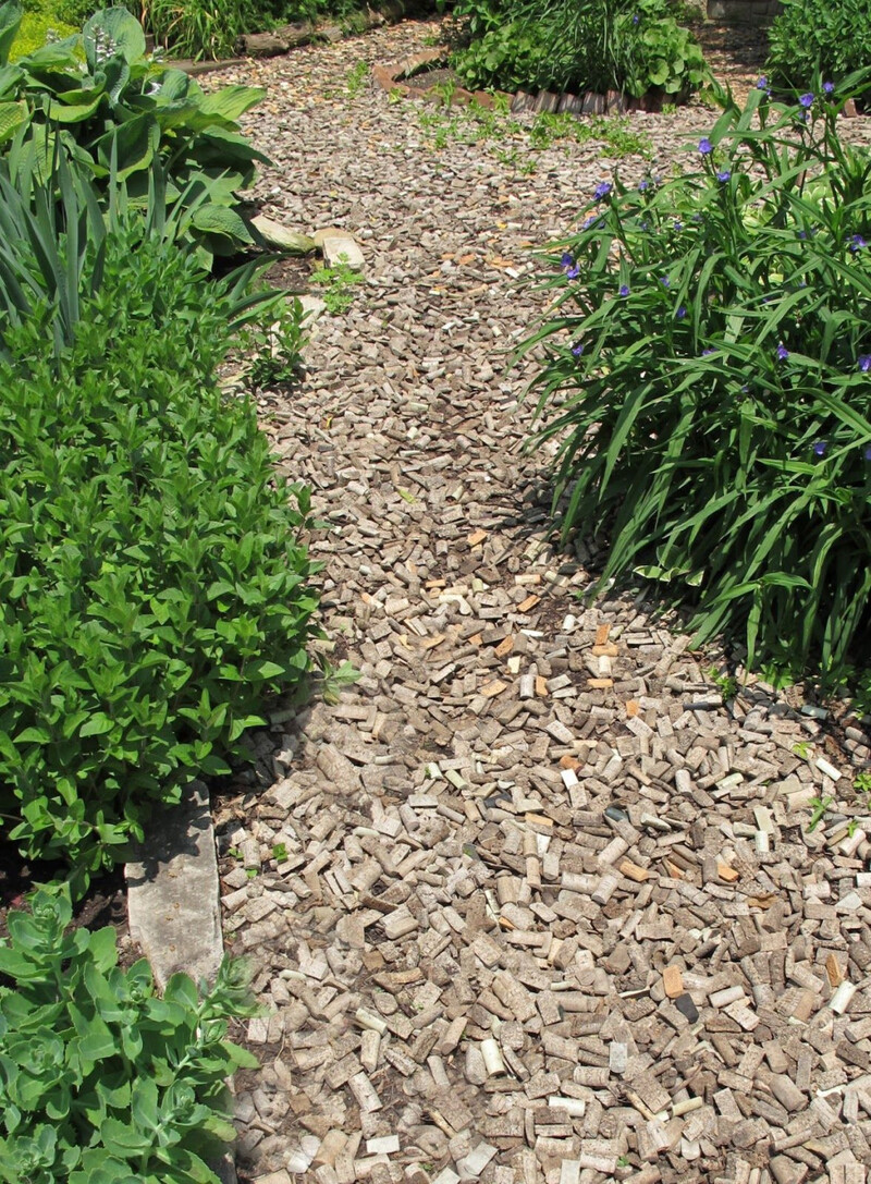 Gravel And Wine Cork Path