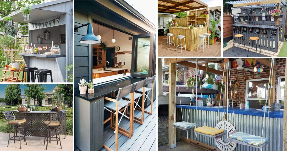 32 Awesome Garden Bar Ideas To Have a Drink Together