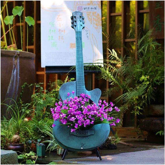Colorful Blooms From The Guitar