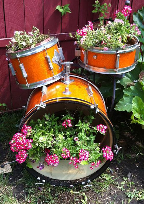Drum Planters