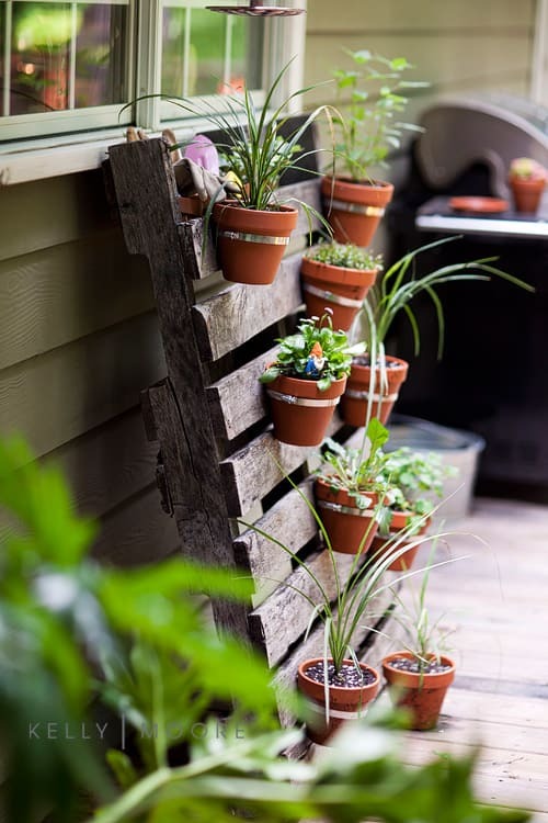 Vertical Pallet Garden