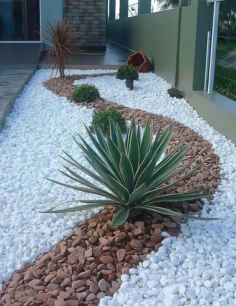 28 Stunning Pebble Landscapes To Make Your Yard A Perfect Spot