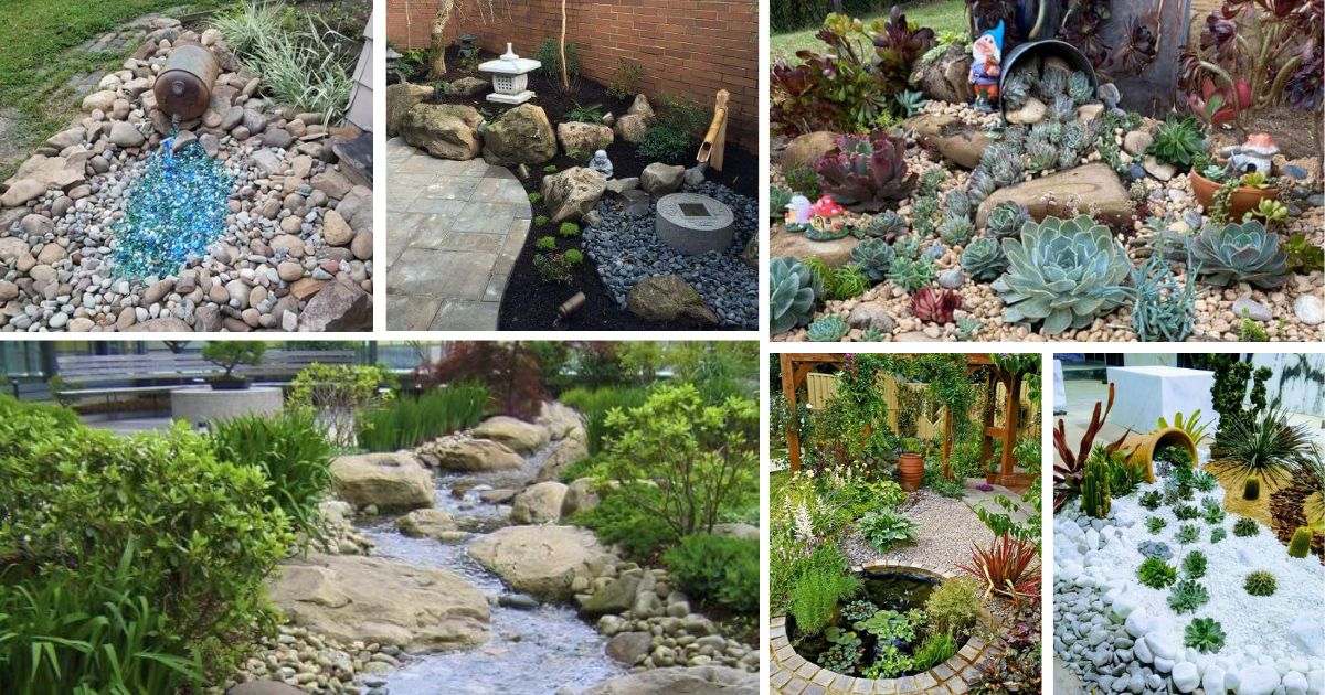 20 Marvelous Rock Projects for Your Small Garden