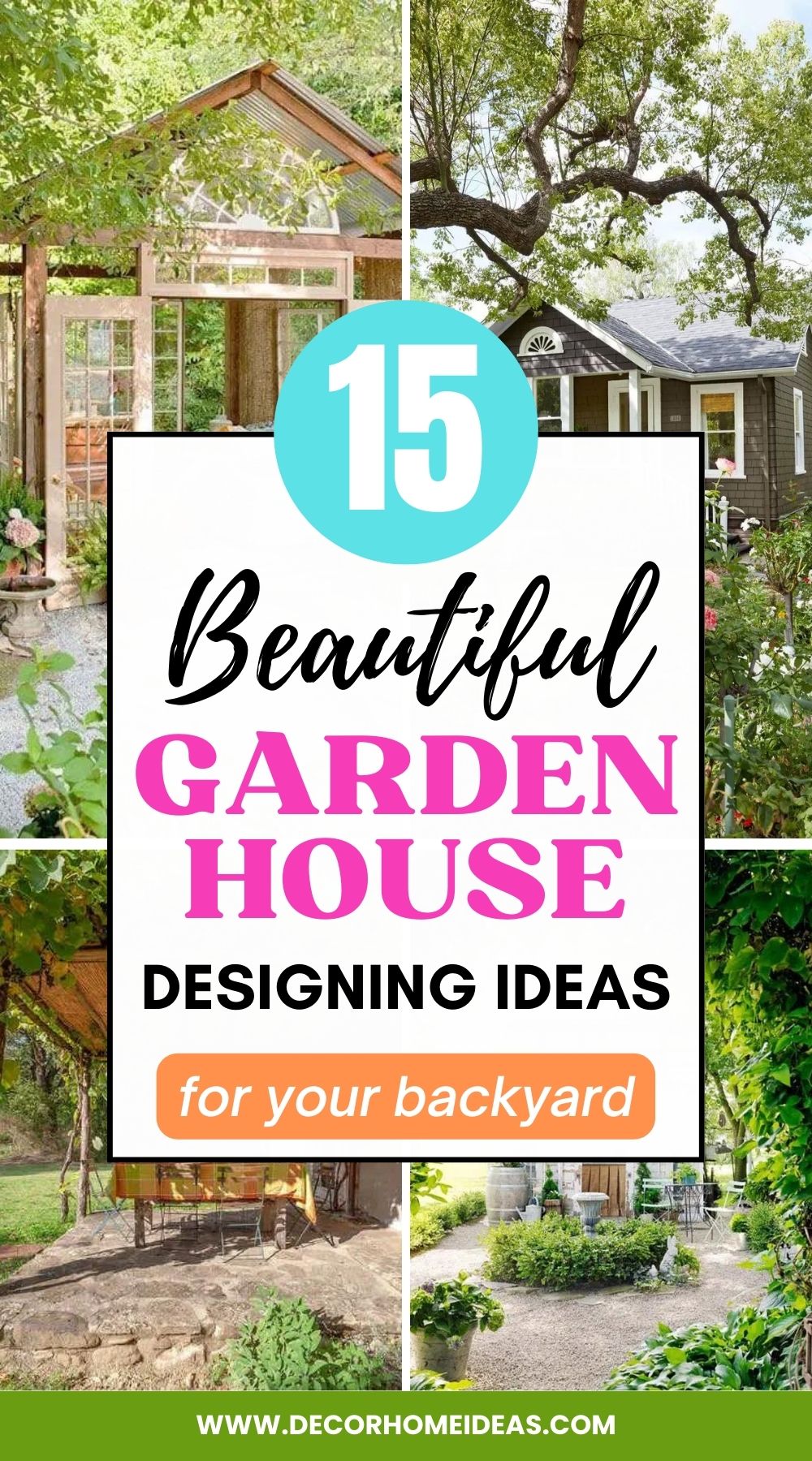 Get inspired with 15 unique garden house designing ideas. Create the perfect outdoor living space with these creative tips and tricks.