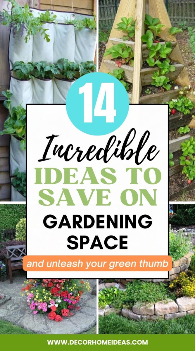 14 creative ideas to help you maximize your gardening space and make the most of your outdoor area. Find out how to make the most of your garden and get creative with your space.