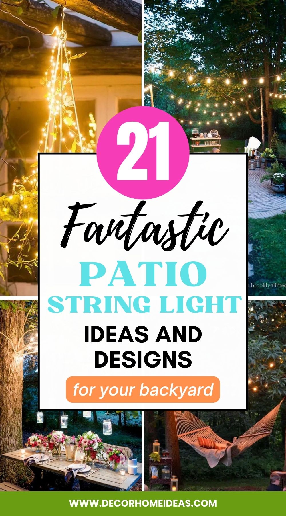 Looking for the perfect patio string light ideas for your backyard garden? Check out our 21 best ideas to light up your garden and create a cozy atmosphere!