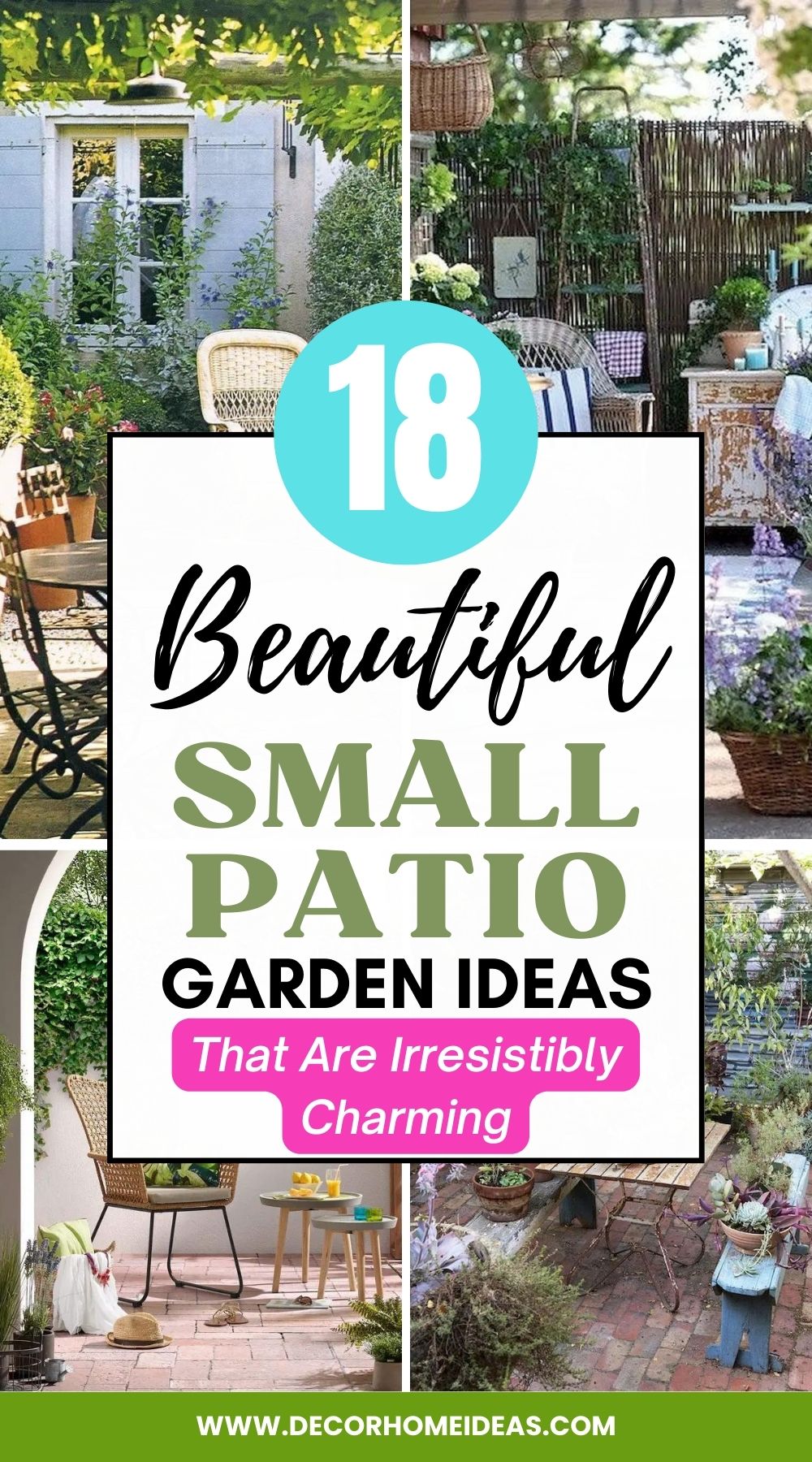 Discover 18 enchanting small patio garden ideas that exude charm and allure. Transform your outdoor space with these appealing and creative designs, perfect for maximizing beauty in limited areas.