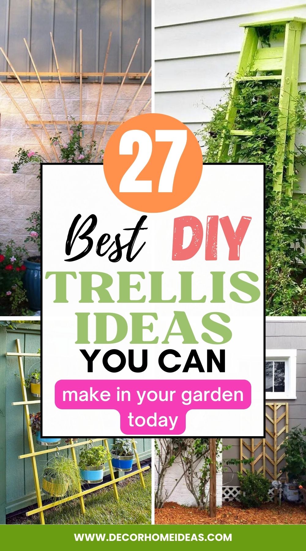 Transform your garden into a stunning display with these 26 DIY trellis ideas. From classic arches to modern designs, you'll find the perfect trellis for your garden.