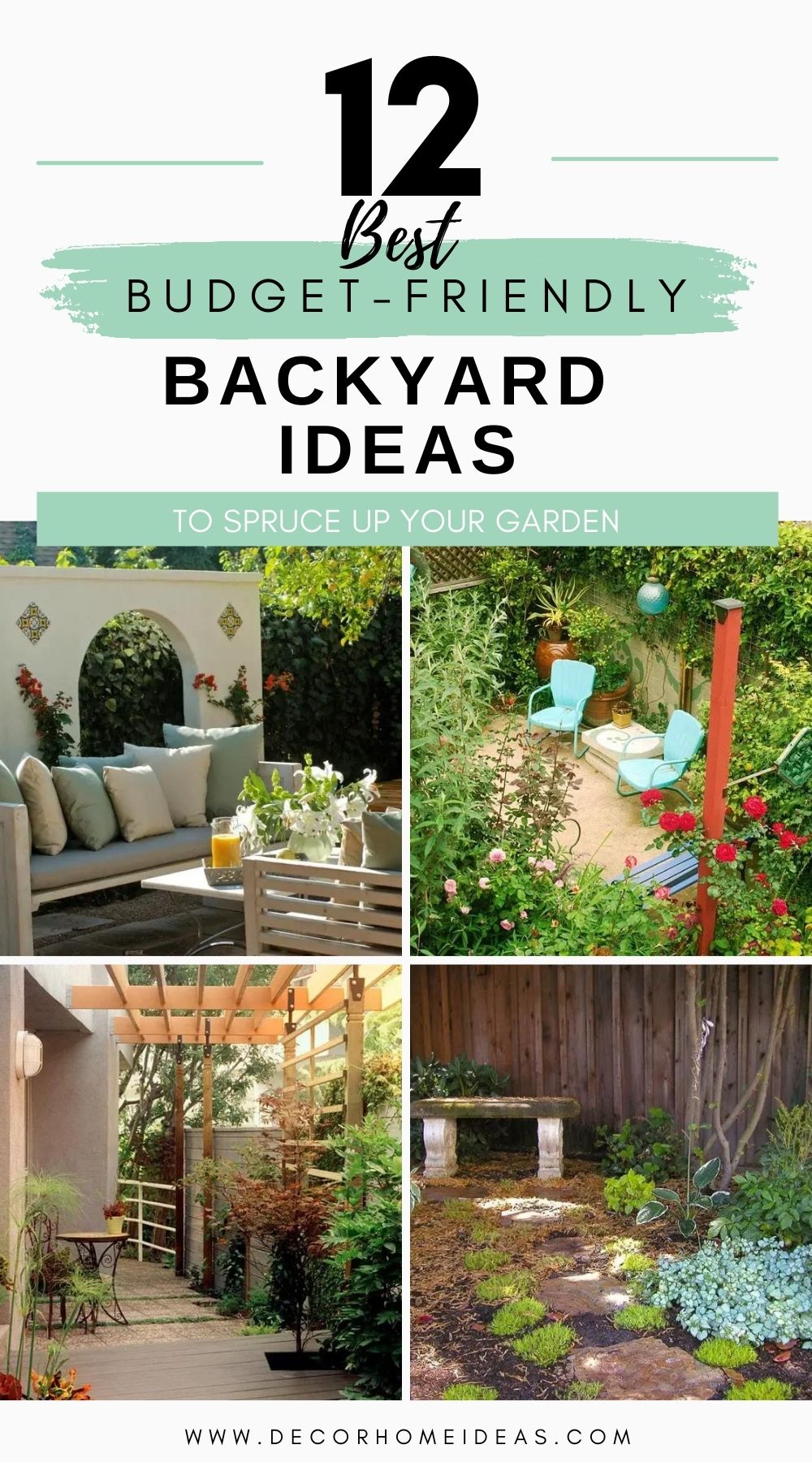 Get creative and save money with these 12 budget-friendly ideas for your backyard. From DIY projects to simple decorations, find the perfect way to spruce up your outdoor space.