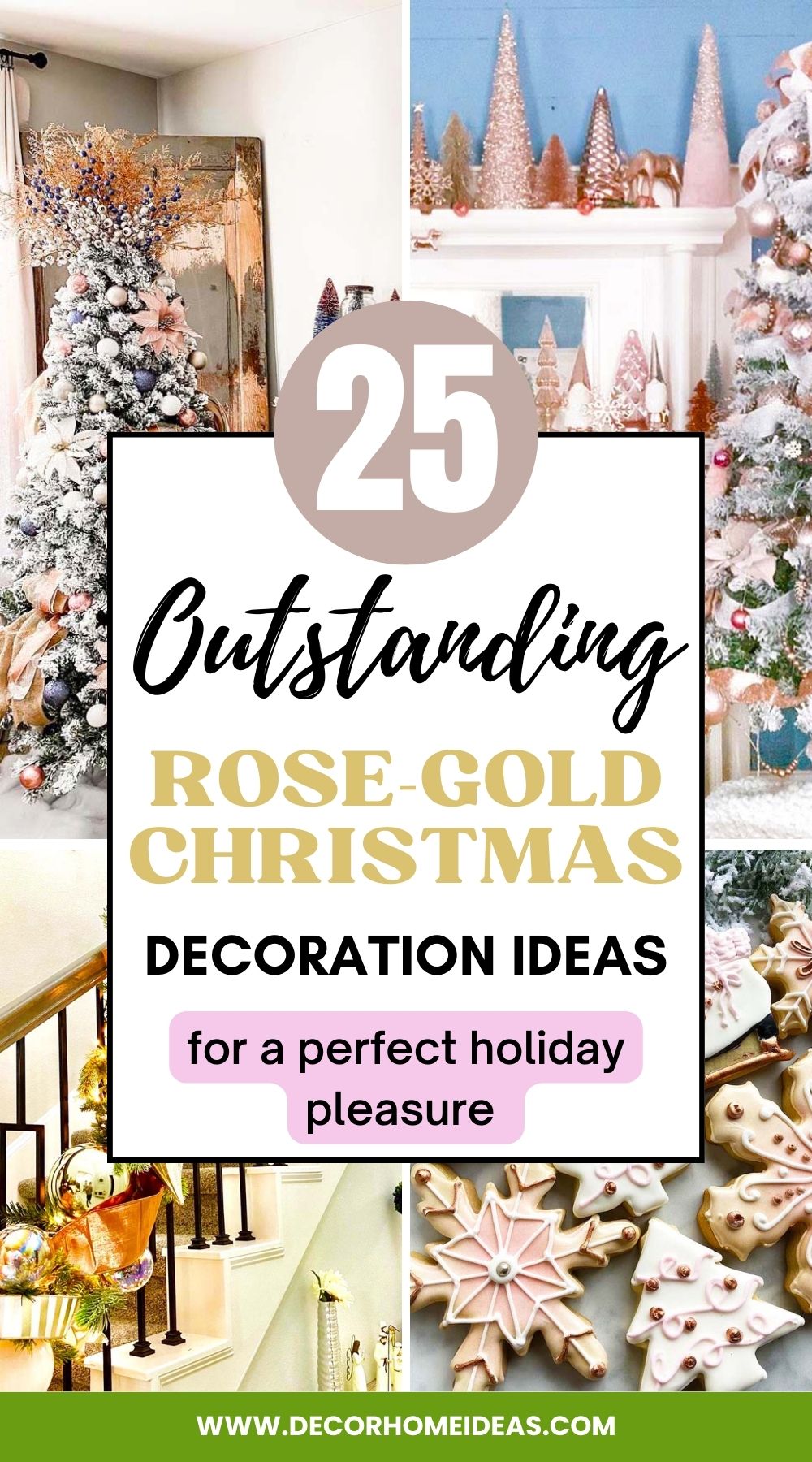 Elevate your Christmas festivities with 25 enchanting rose gold decoration ideas. Discover the perfect inspiration to make this holiday season shine in the warm, elegant hues of rose gold.