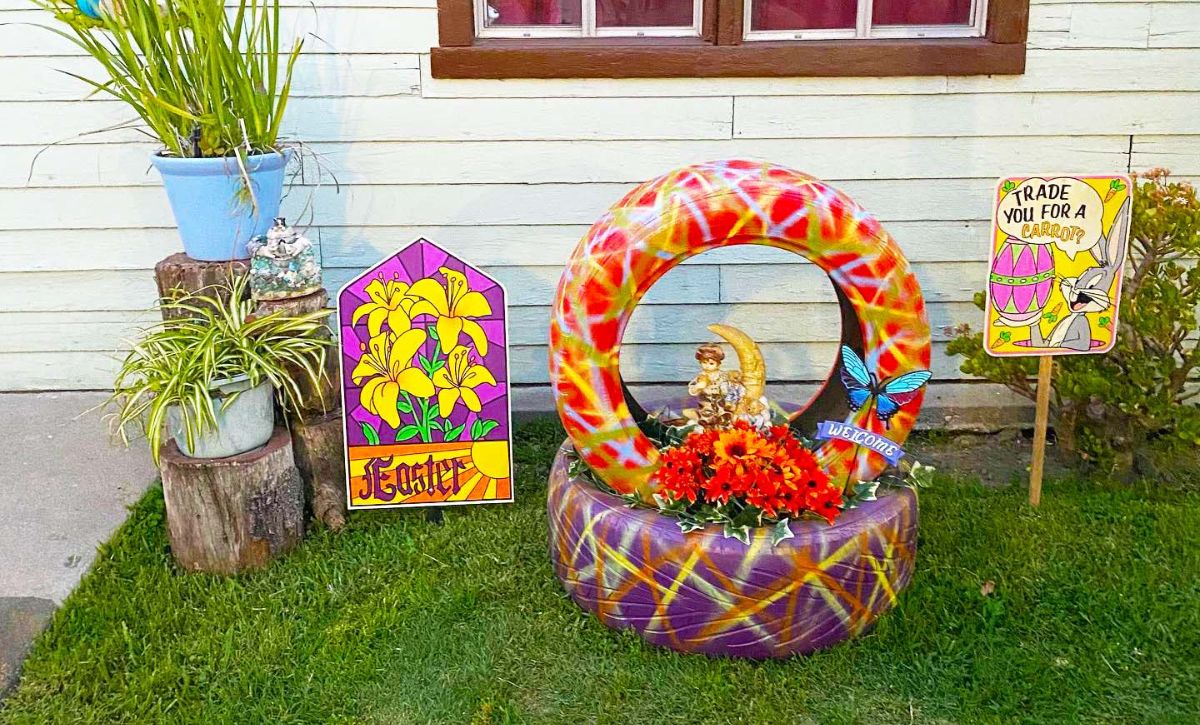 Tire Garden Ideas Designs