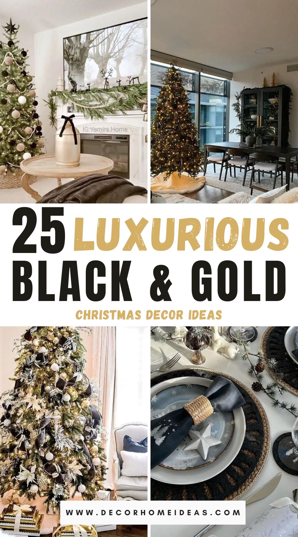 Looking to shine this holiday season? Explore 25 luxurious black and gold Christmas decor ideas. Wondering how these opulent accents can transform your space? Discover the magic of elegance.