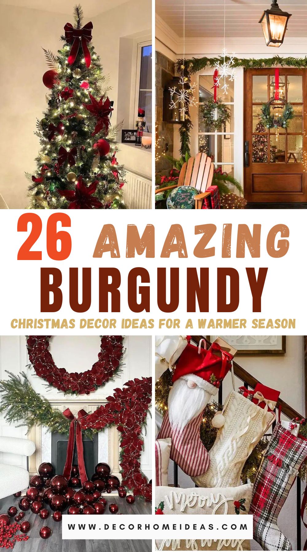 Seeking cozy warmth this holiday season? Explore 25 burgundy Christmas decor ideas. Dive into classic inspirations for a festive home.
