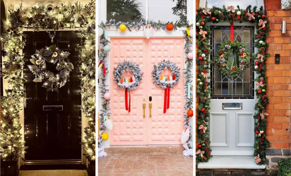 Christmas Front Door Decorating Ideas