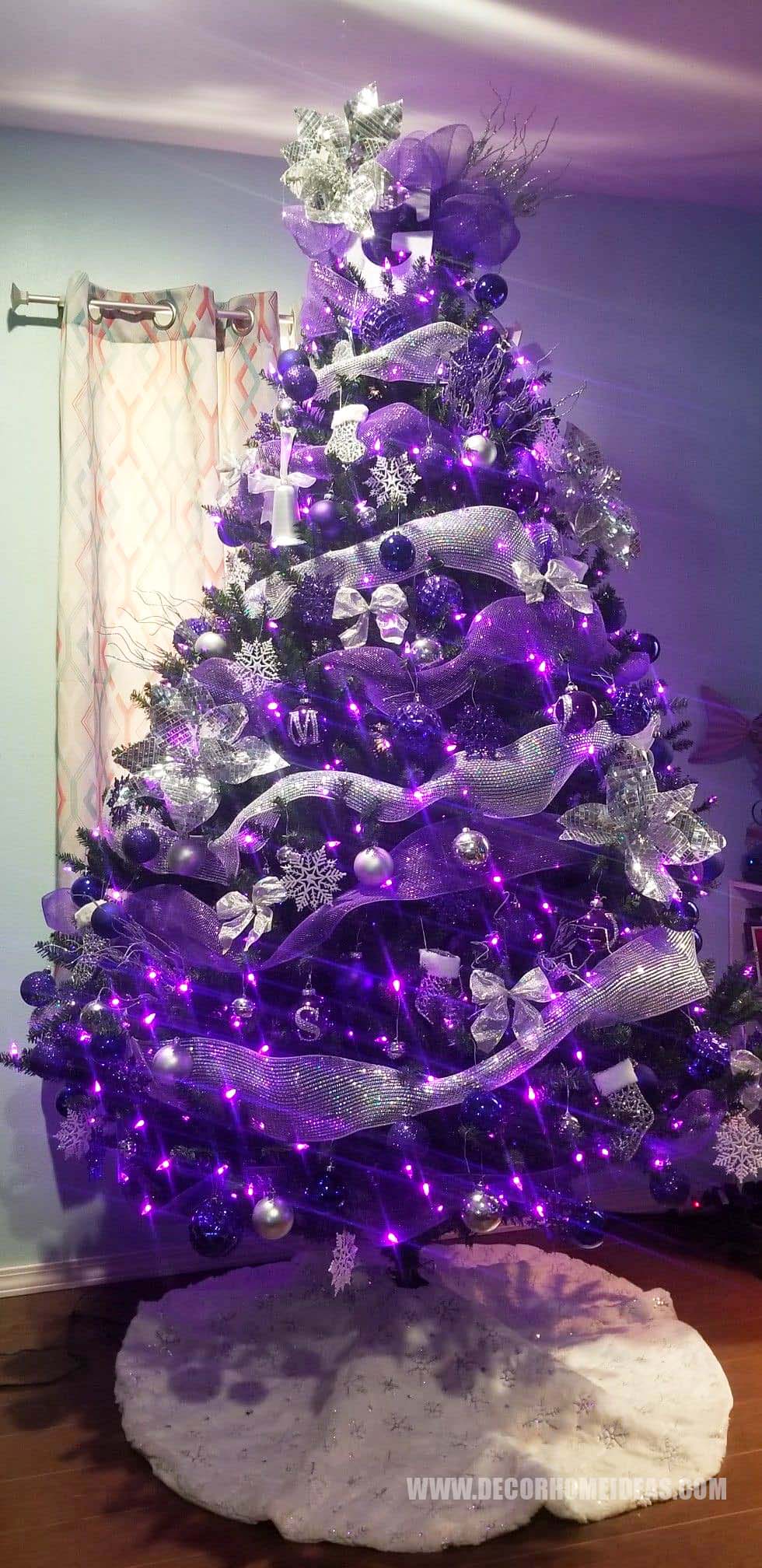 Pure Purple Christmas Tree
