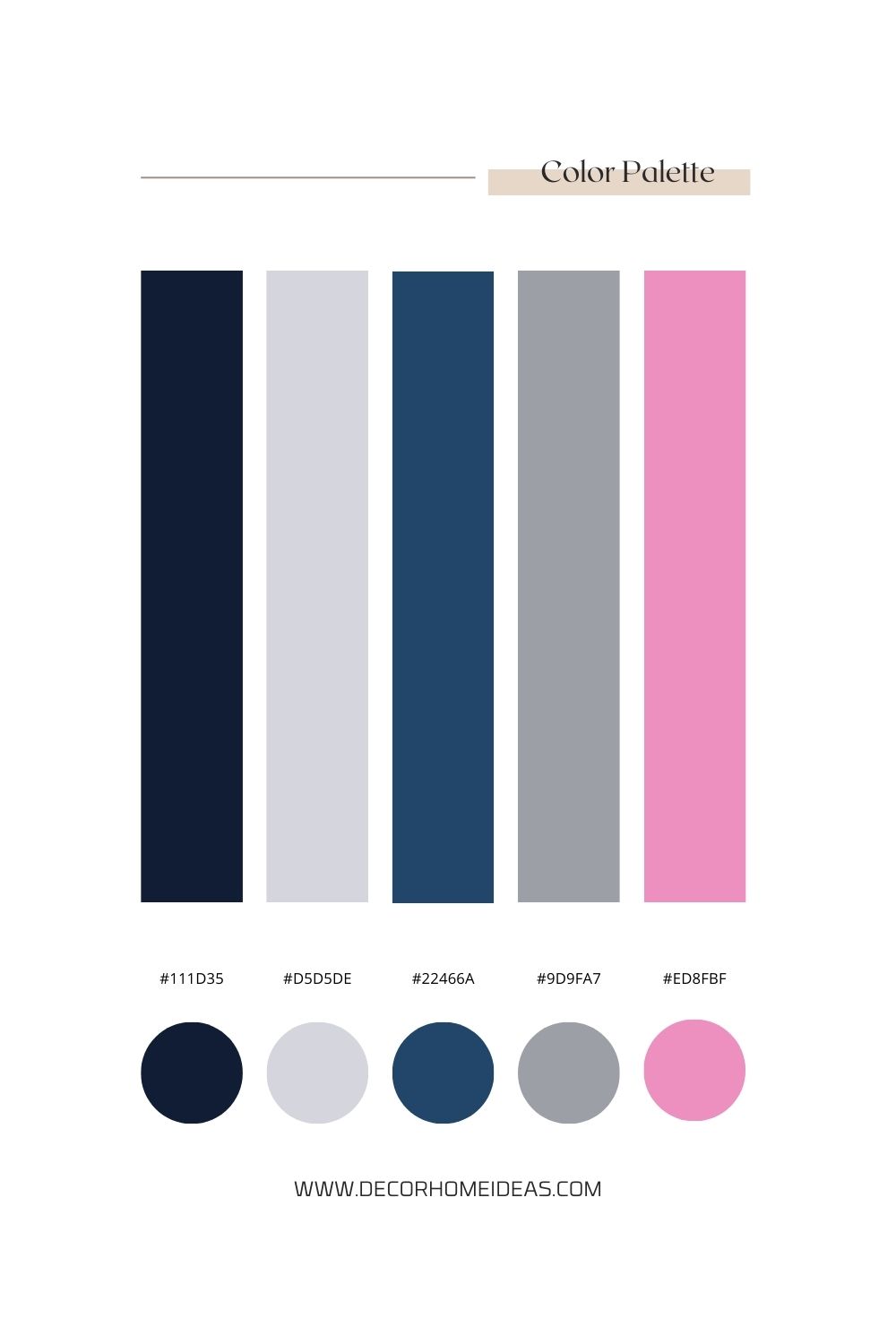 blue bedroom color pallet card scheme 14