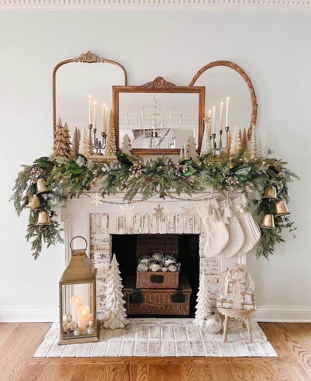 christmas mantle decor 12