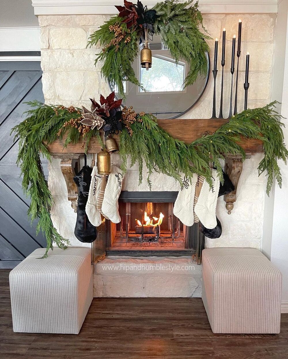 christmas mantle decor 14