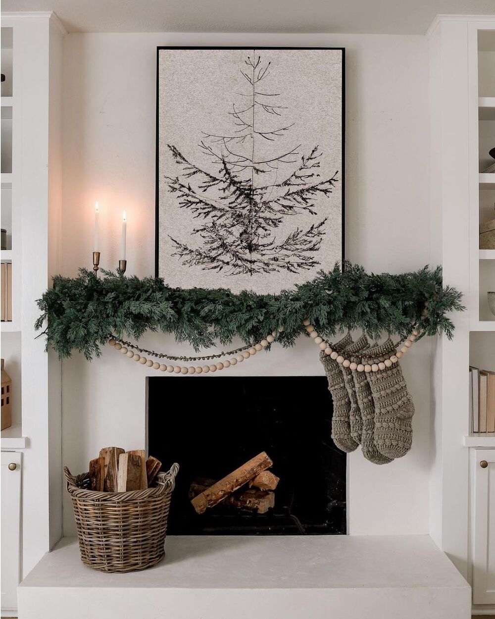 christmas mantle decor 5