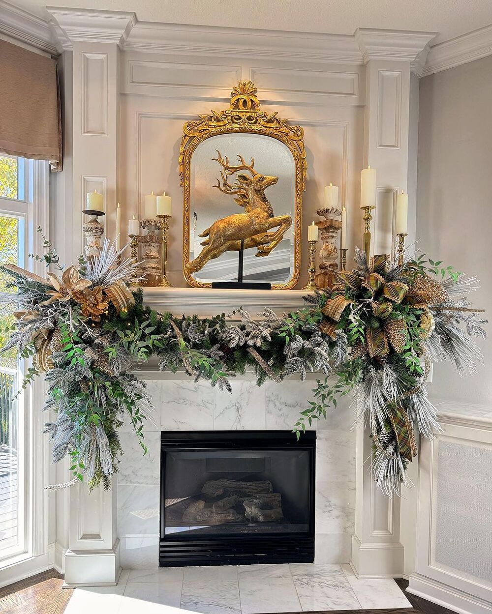 christmas mantle decor 6