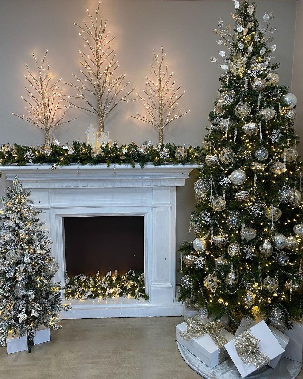 christmas mantle decor 7