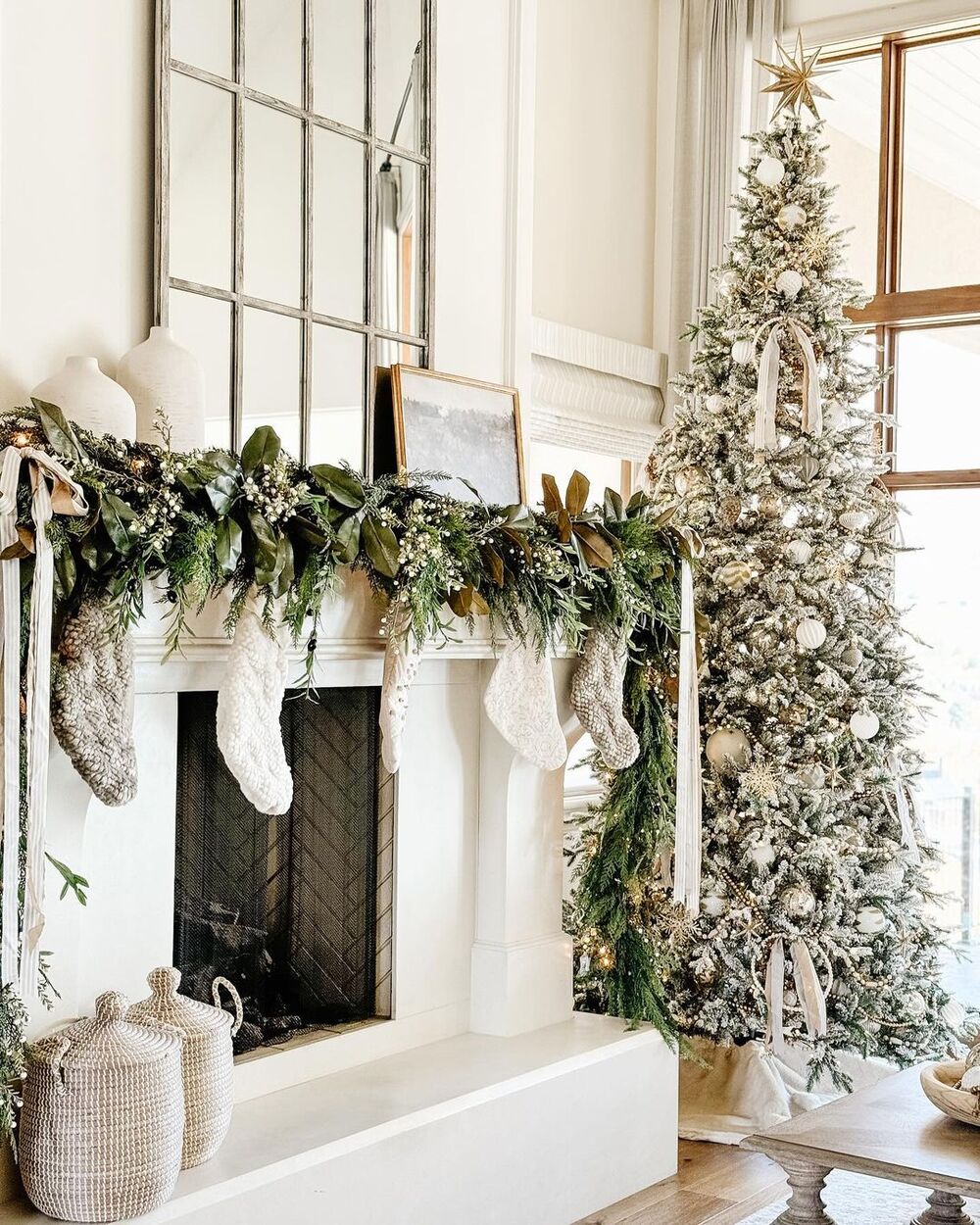 christmas mantle decor 9