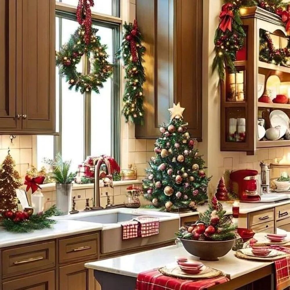 25 Charming Kitchen Christmas Decorations to Sprinkle Holiday Magic ...