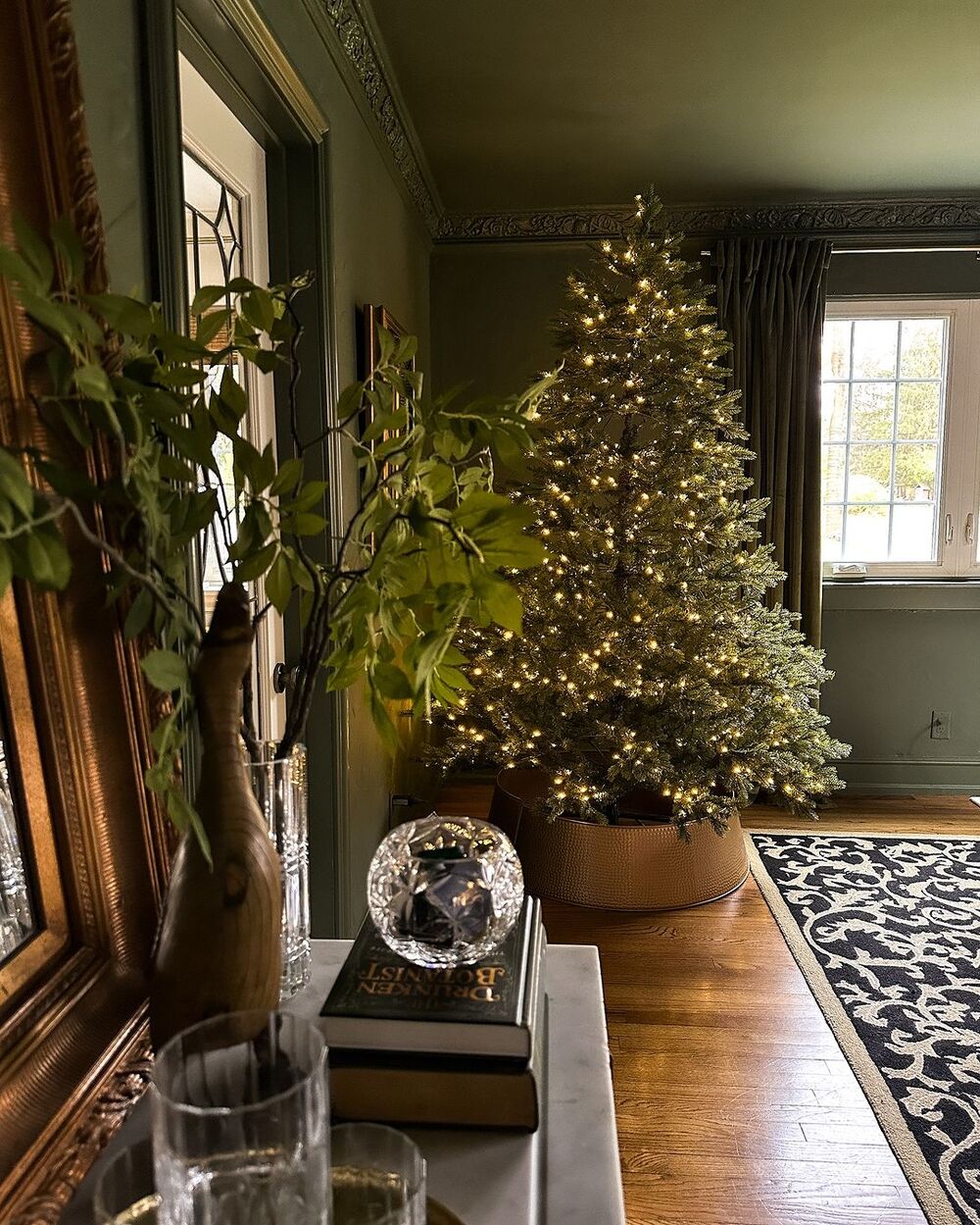 sage green christmas tree 22