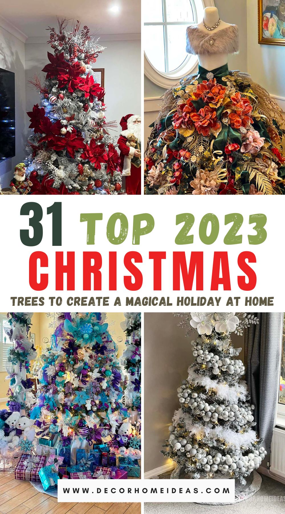 Elevate your festive decor with the 31 most attractive Christmas trees of 2023! Explore enchanting trends and dazzling designs that promise to make this holiday season truly magical.