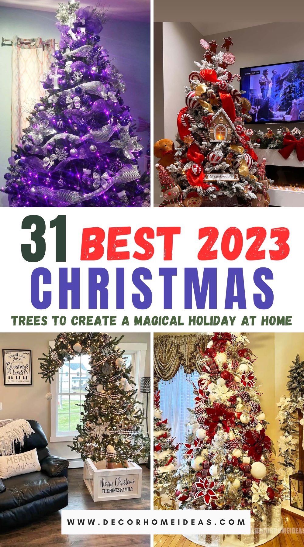 Spark joy this Christmas with the 31 most attractive Christmas trees of 2023! From classic elegance to modern marvels, discover the tree trends that will transform your holiday into a season of enchantment.