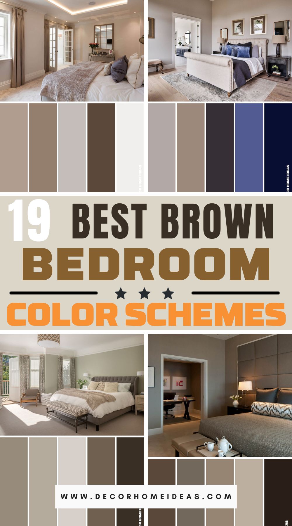 Wrap yourself in comfort with these 19 cozy brown bedroom color schemes. Discover the perfect shades to create a warm and inviting haven for a truly restful night's sleep.