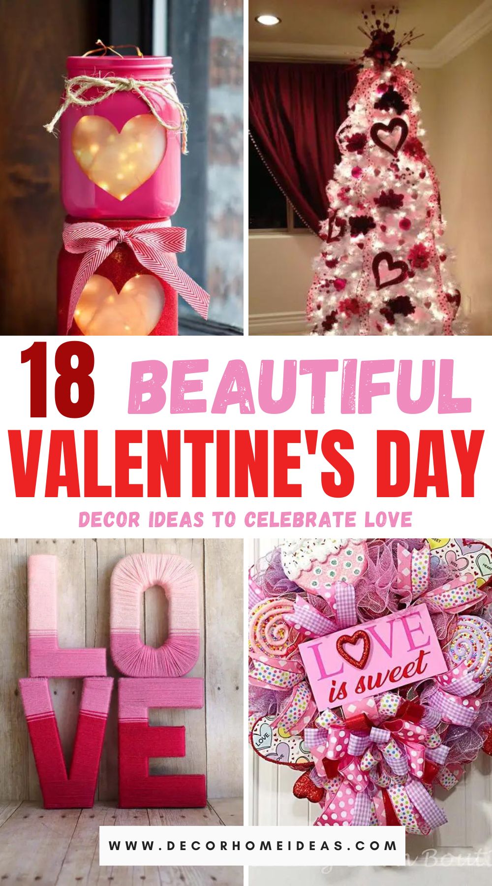 Get ready to celebrate love with these amazing Valentine's day decorations and ideas. Make your home the most beautiful place for the holiday.