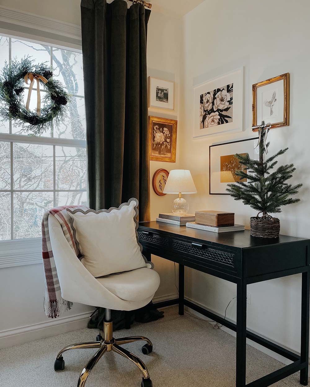 christmas home office