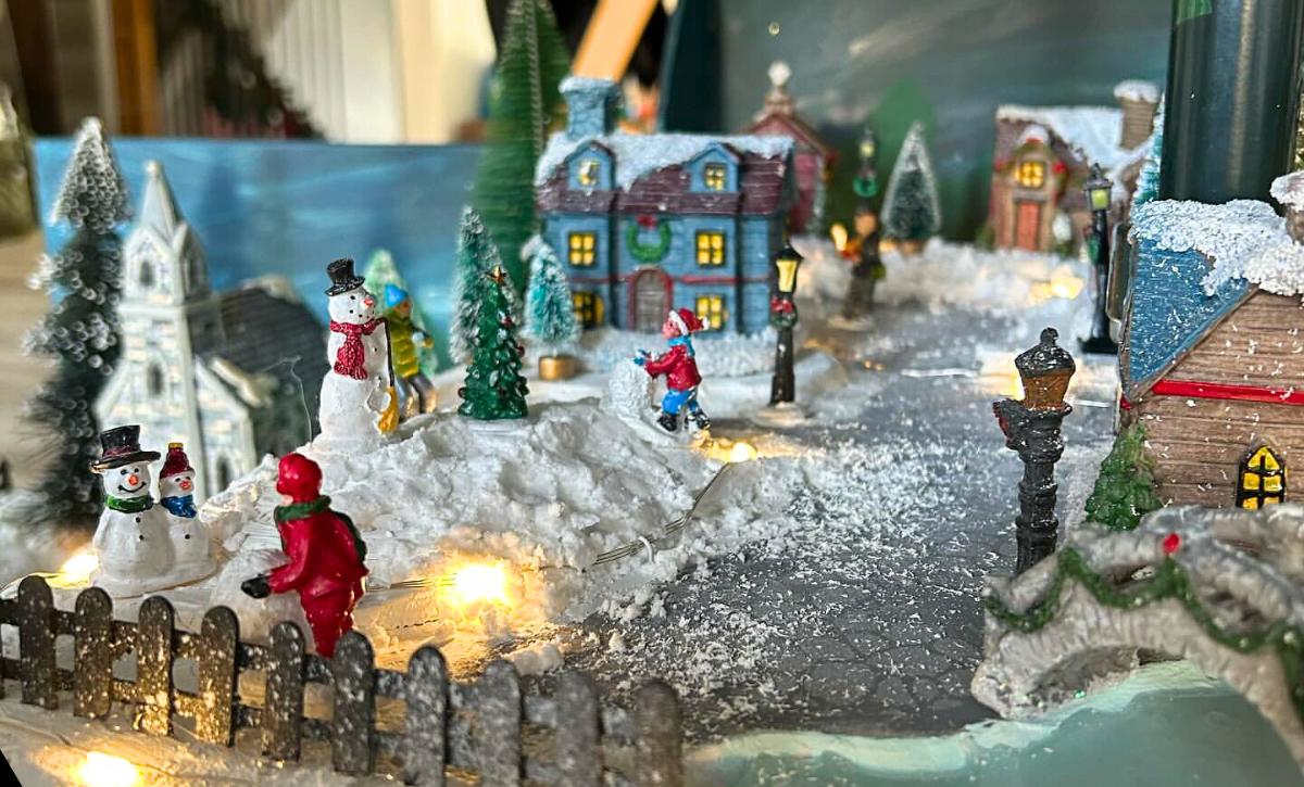 christmas village display ideas