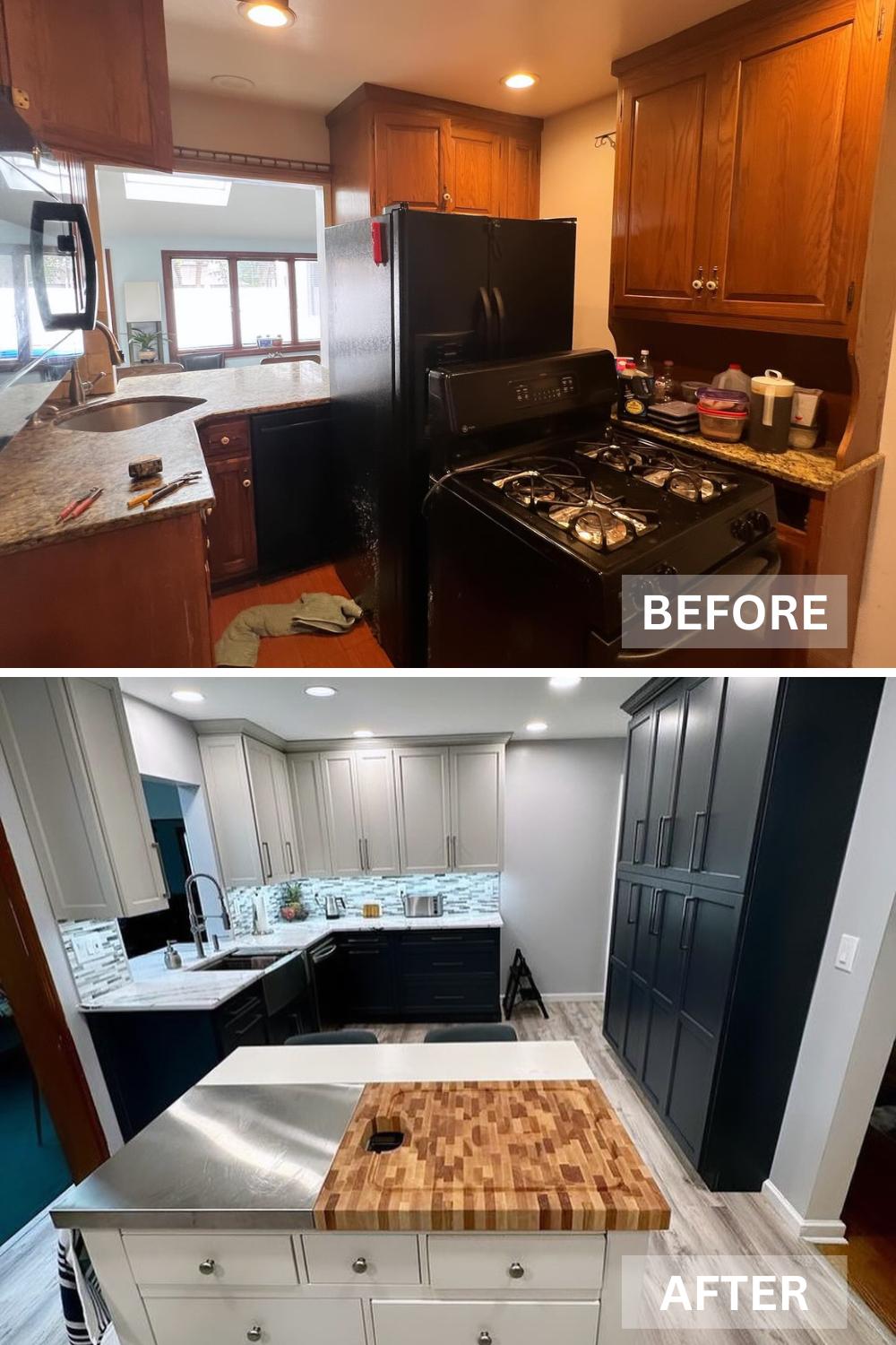 outdated kitchen renovation 12
