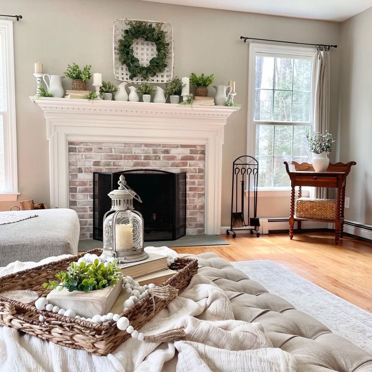 spring mantel decorating ideas 8