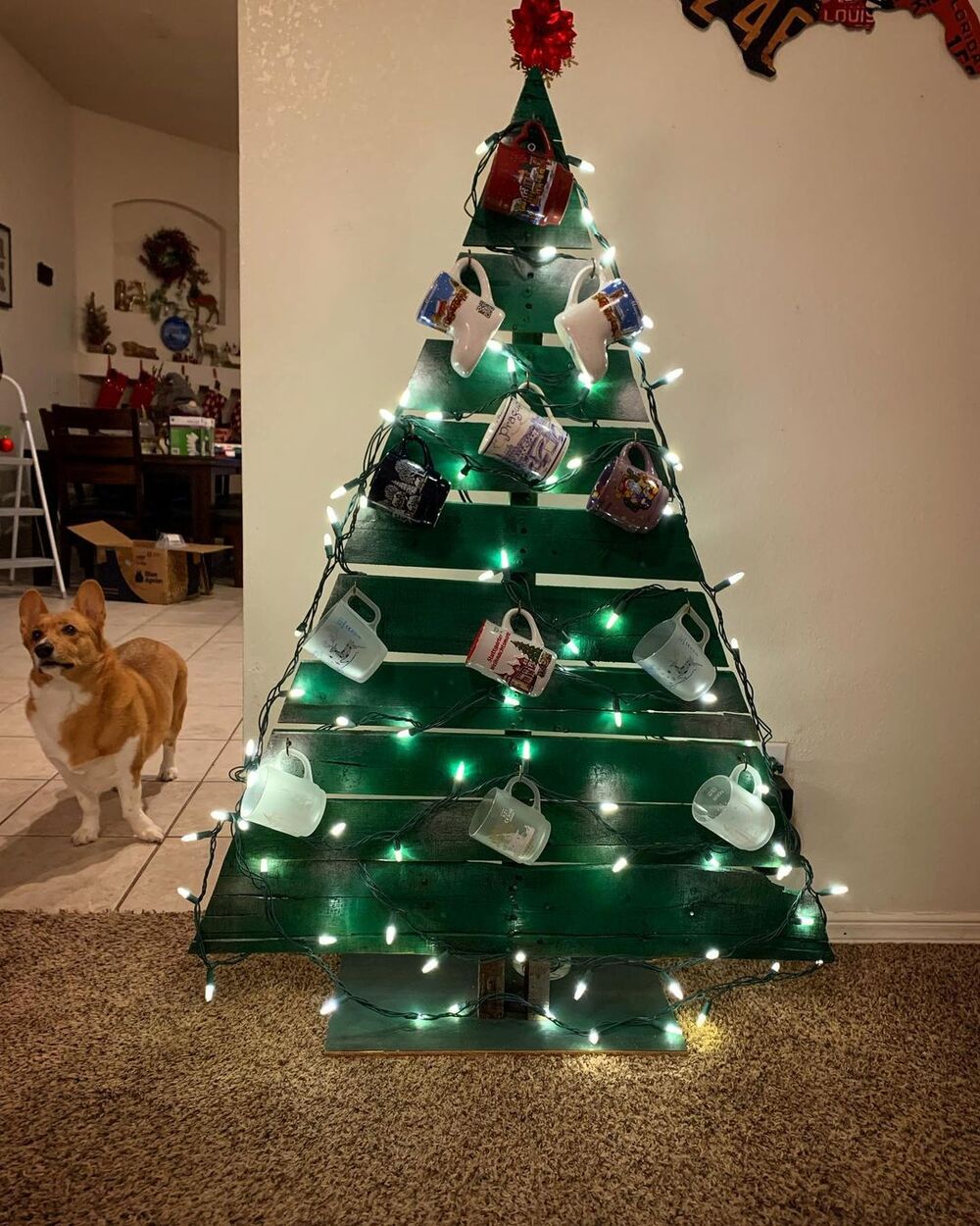 wooden christmas trees diy 2