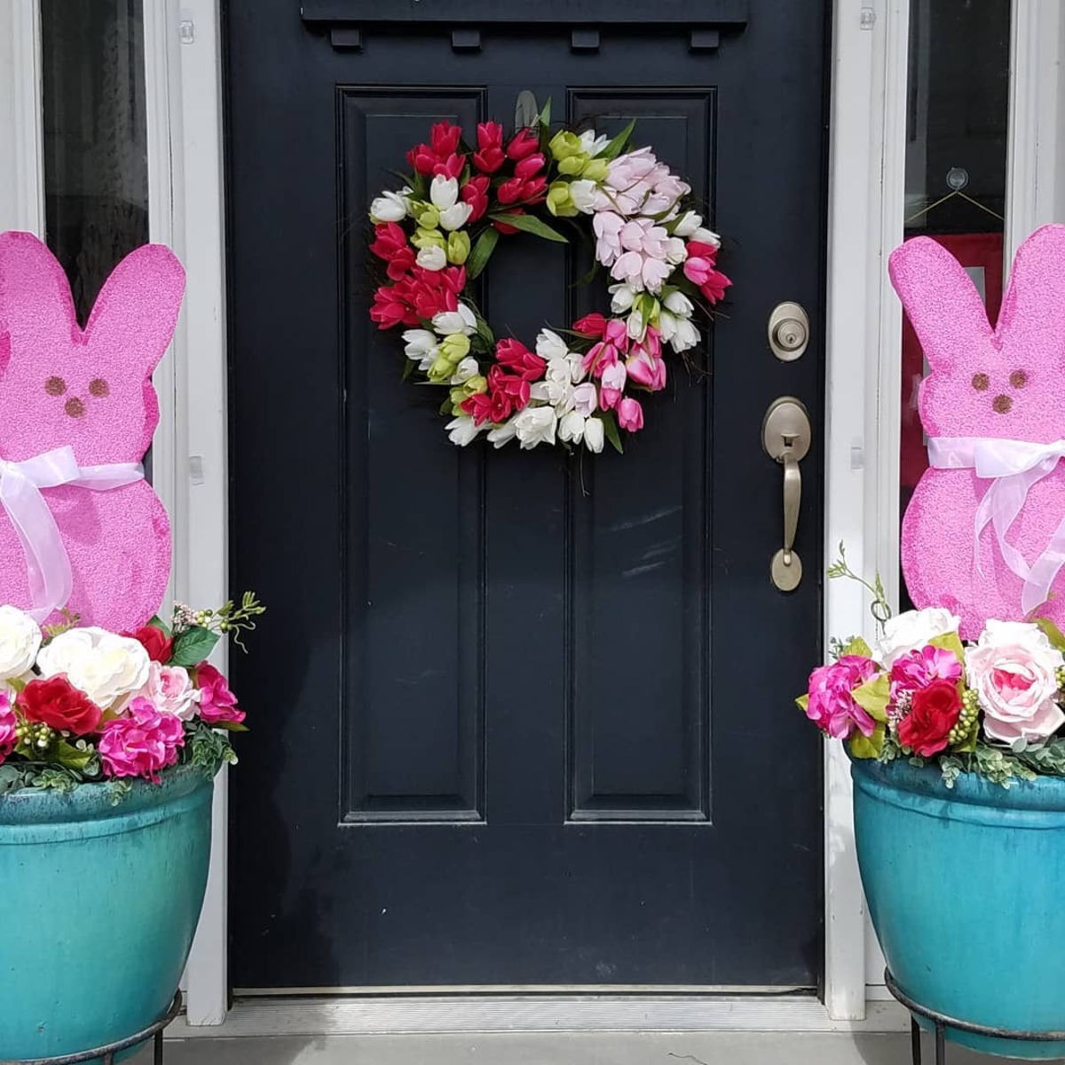 24 spring door wreaths 12